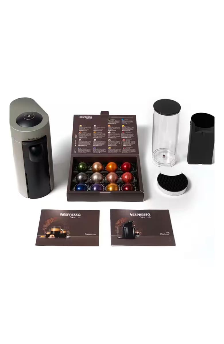Nespresso VertuoPlus Coffee Machine & Aeroccino Frother Set, Alternate, color, Gray