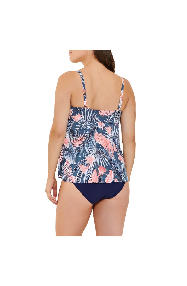 Christina Jungle Crush Bandini Scarf Hem, Alternate, color, Denim Blue