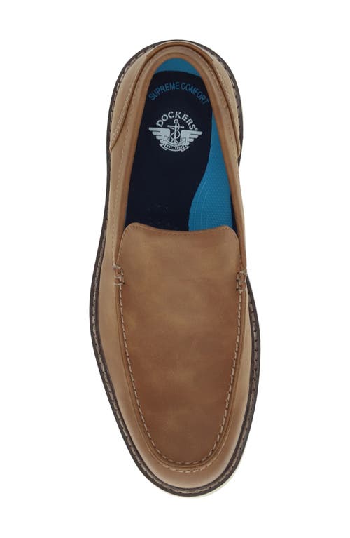 Dockers Mens Elmhurst Dress Casual Slip On Loafer Shoe In Tan