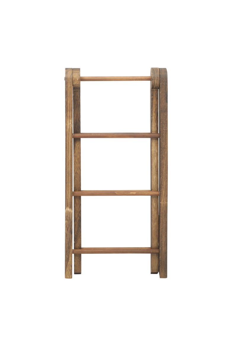 Truss Peak 4-Piece Acacia Wood Cupcake Display Stand Set, Alternate, color, Natural