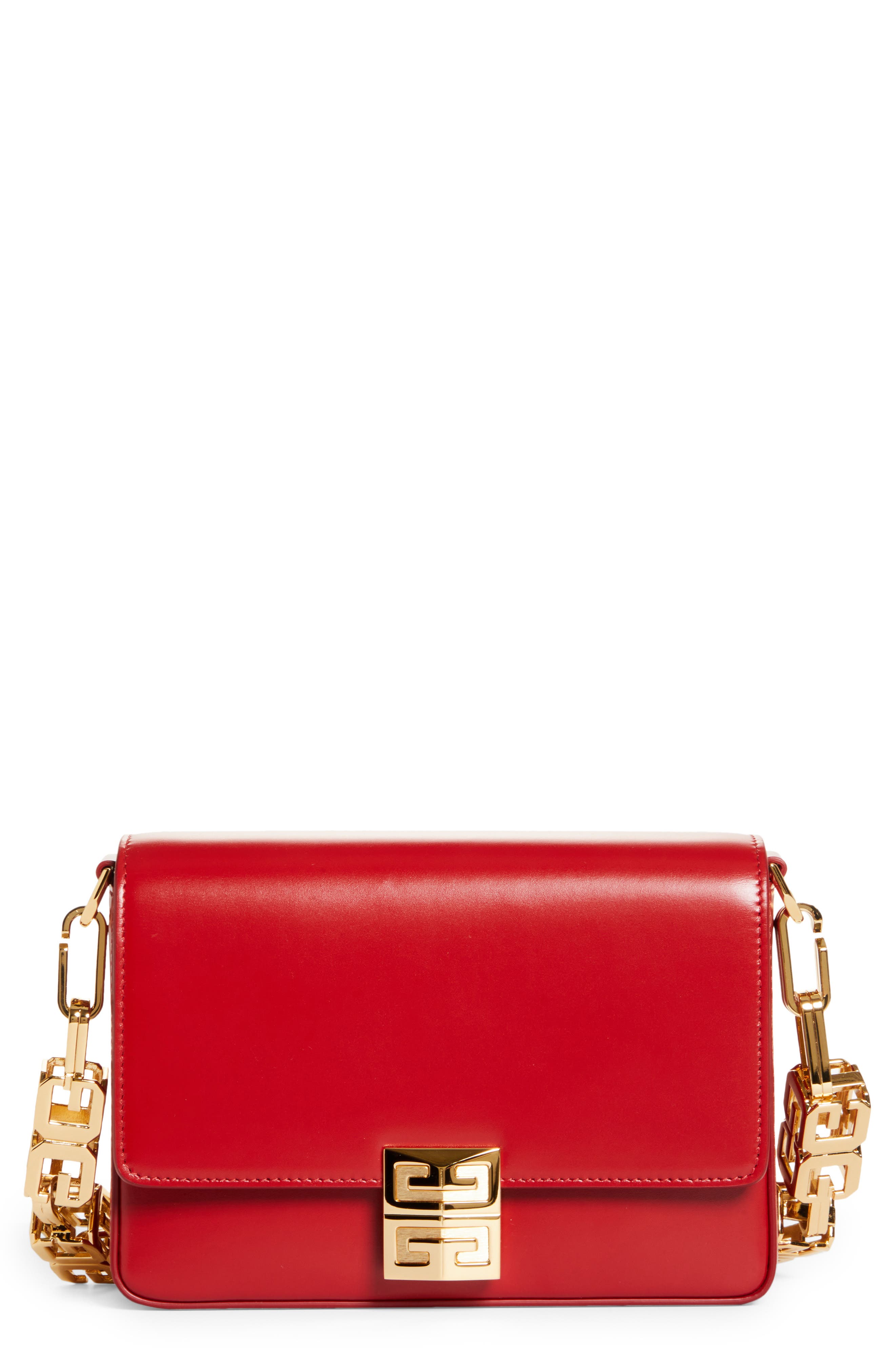 Givenchy Medium G-Cube Chain Leather Crossbody Bag, Main, color, 