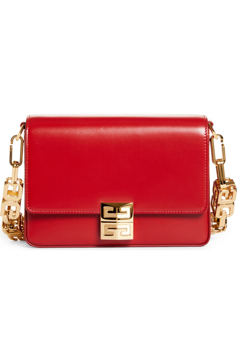 Givenchy Medium G-Cube Chain Leather Crossbody Bag, Main, color,
