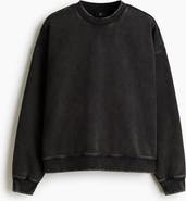 H&M Oversized Fit Washed-look Sweatshirt