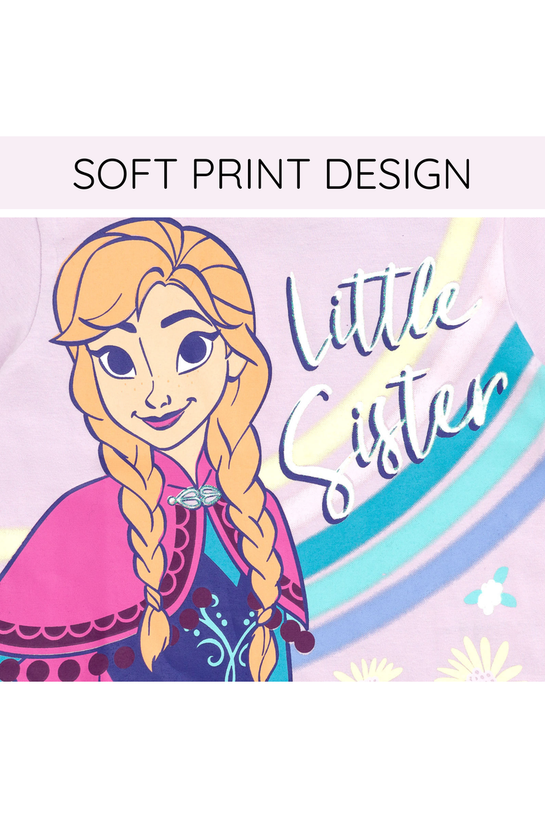 Frozen Short Sleeve T-Shirt, Alternate, color, Lavender Anna