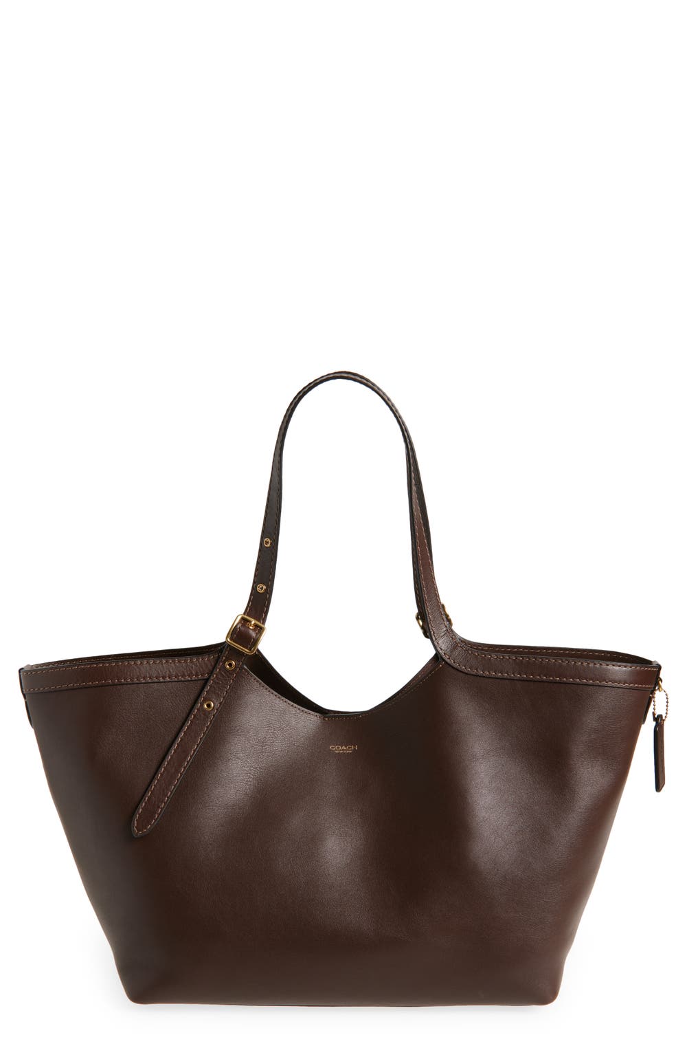 Gramercy Leather Tote, color, MAPLE
