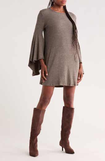 Flare Sleeve Minidress
