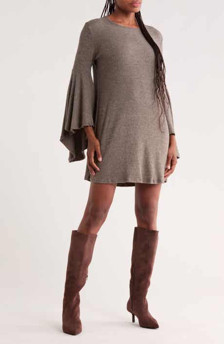 Flare Sleeve Minidress