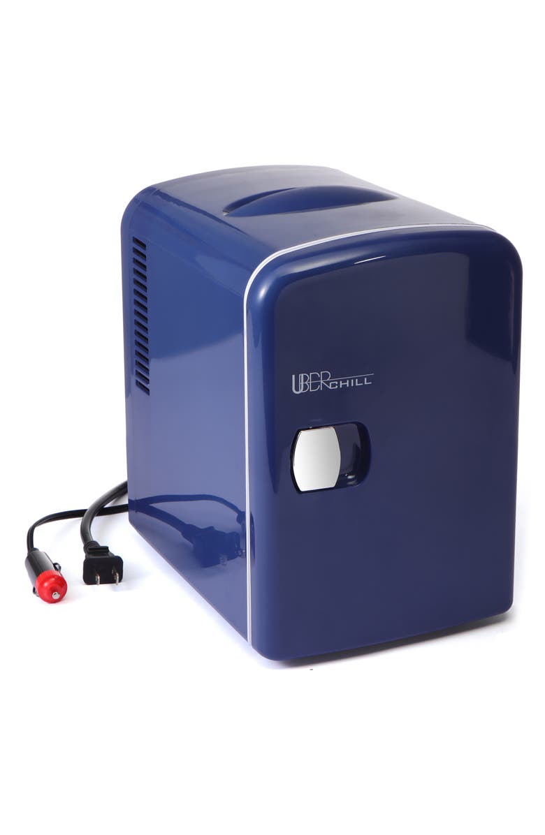 UBER APPLIANCE 6-Can Mini Fridge - Blue, Alternate, color, Blue