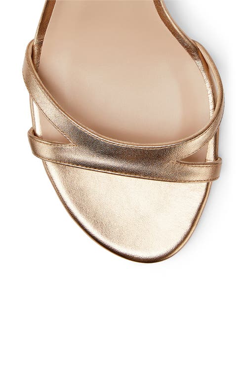 Stuart Weitzman Soiree 100 Lace-up Sandal In Animal Print