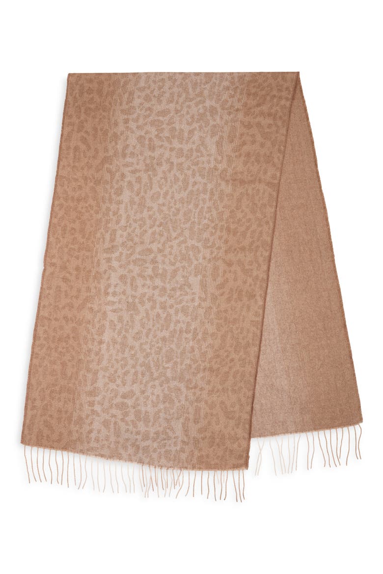Ombré Leopard Wrap, Alternate, color, IVORY NEUTRAL