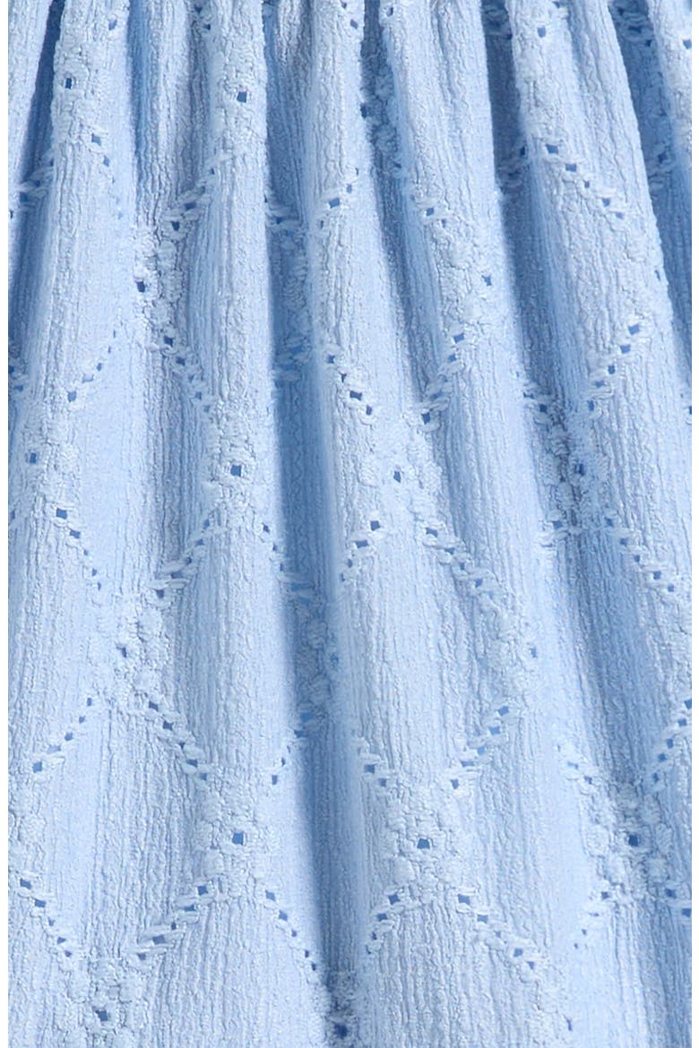 Kids' Eyelet Knit Maxi Dress, Alternate, color, BLUE