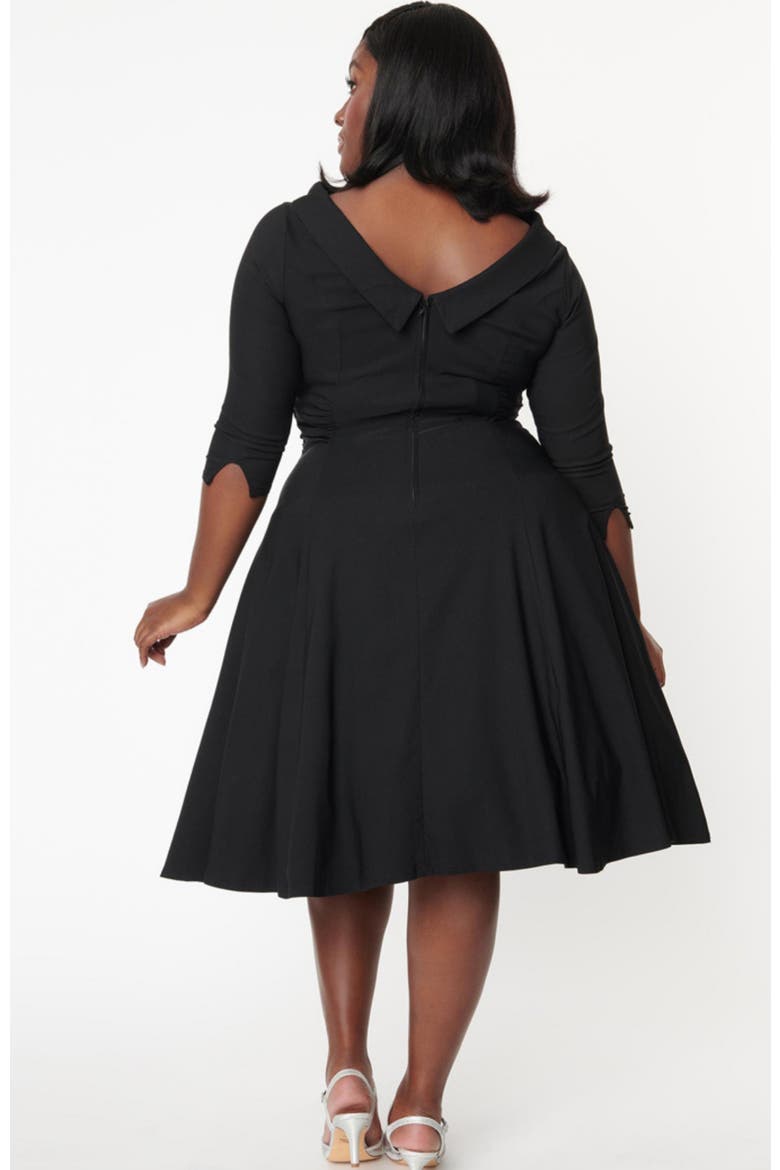 Plus Size Nicola Swing Dress, Alternate, color, Black Accent