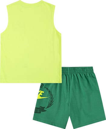 Kids' Swoosh Graphic Tank & Shorts Set