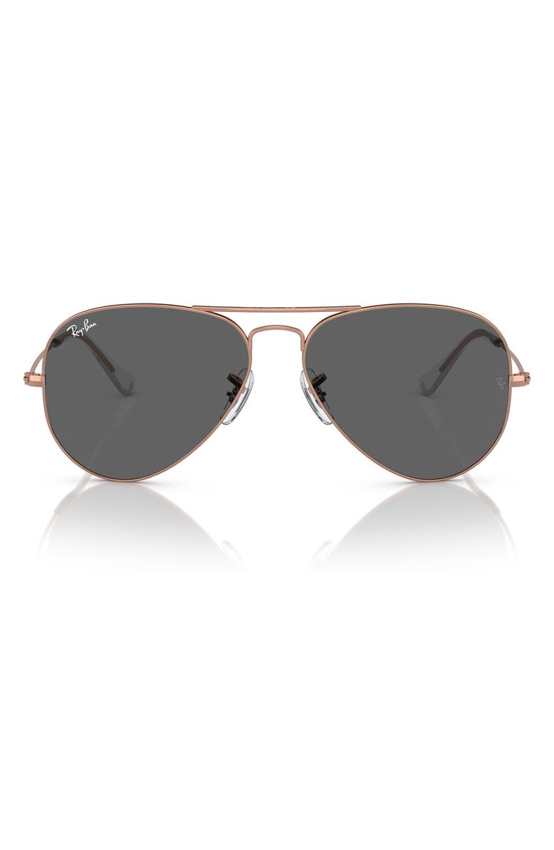 Ray-Ban 55mm Pilot Aviator Sunglasses, Main, color, 