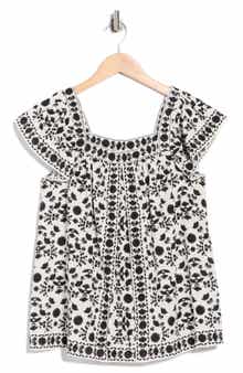 MAX STUDIO Flutter Sleeve Top