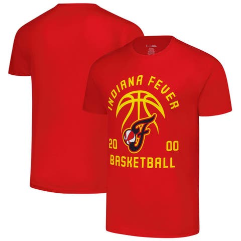 Unisex Stitches Red Indiana Fever Basketball T-Shirt
