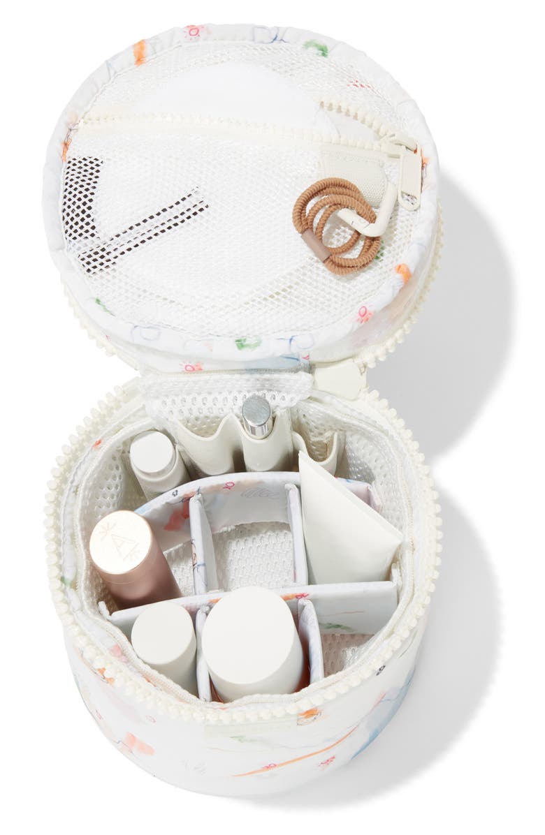 Dagne Dover Small Mila REPREVE<sup>®</sup> Recycled Polyester Toiletry Organizer Bag, Alternate, color,