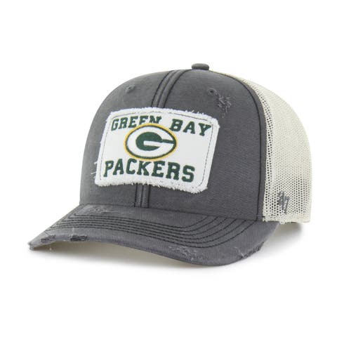 Men's '47 Charcoal Green Bay Packers Egremont Well-Worn Adjustable Trucker Hat