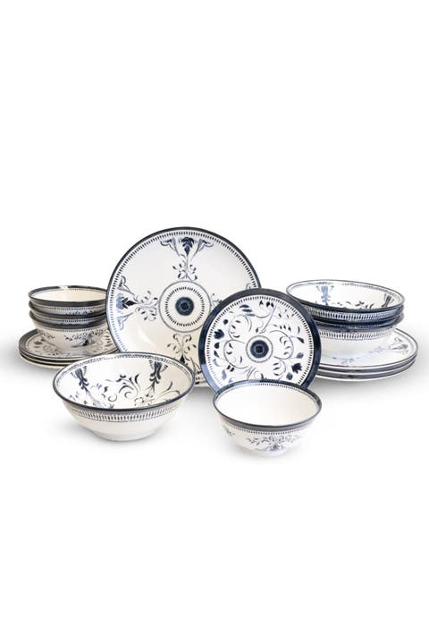 Bruges Porcelain 16-piece Dinnerware Set