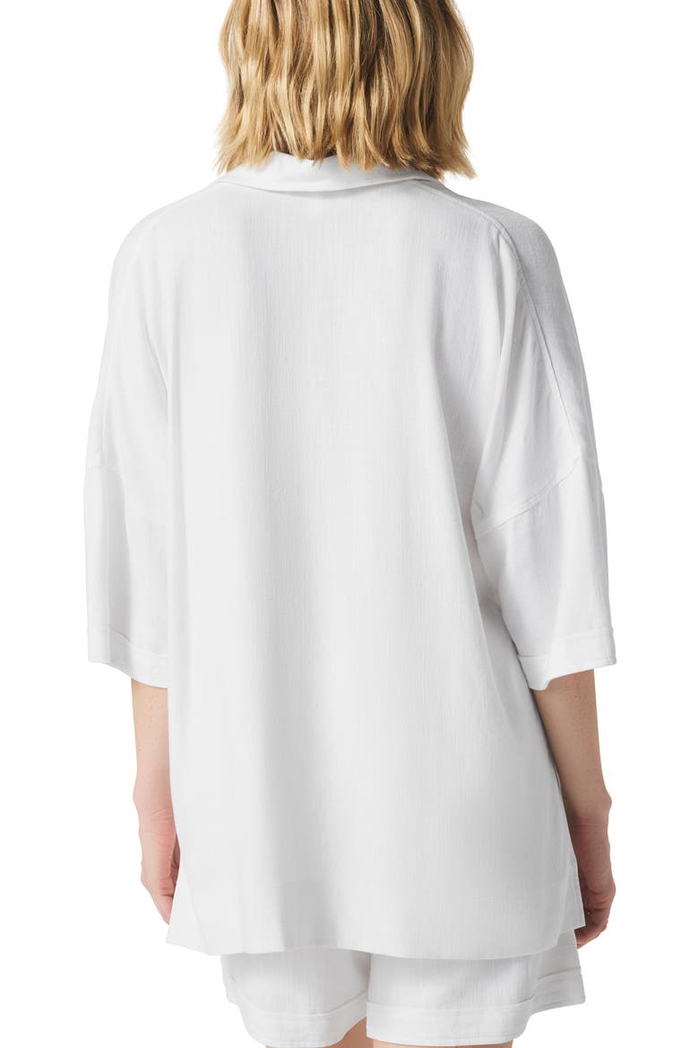 Coastal Relaxed Top, Alternate, color, WHITE
