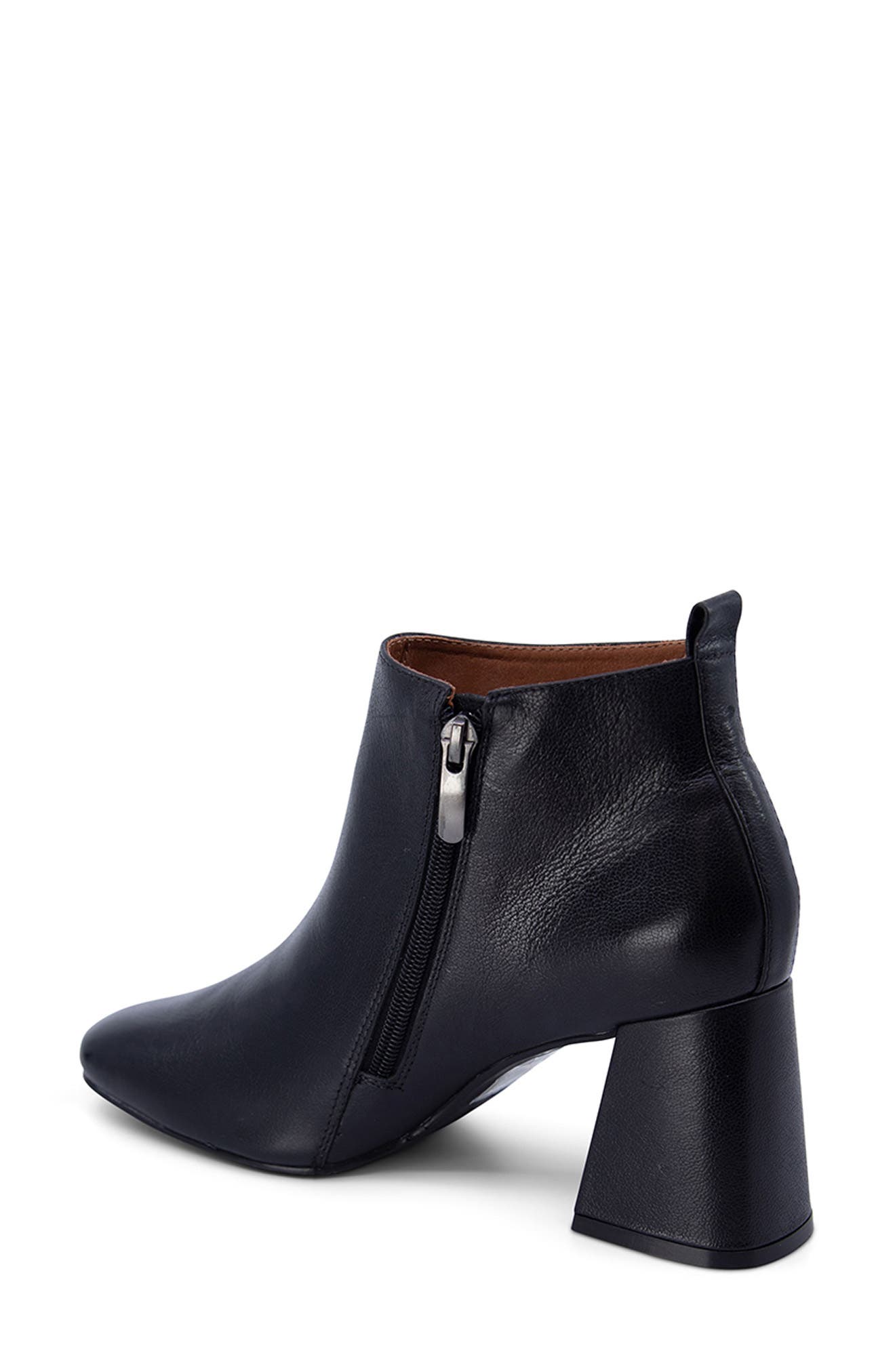 Chocolat Blu Hilla Block Heel Bootie, Alternate, color, Black Leather