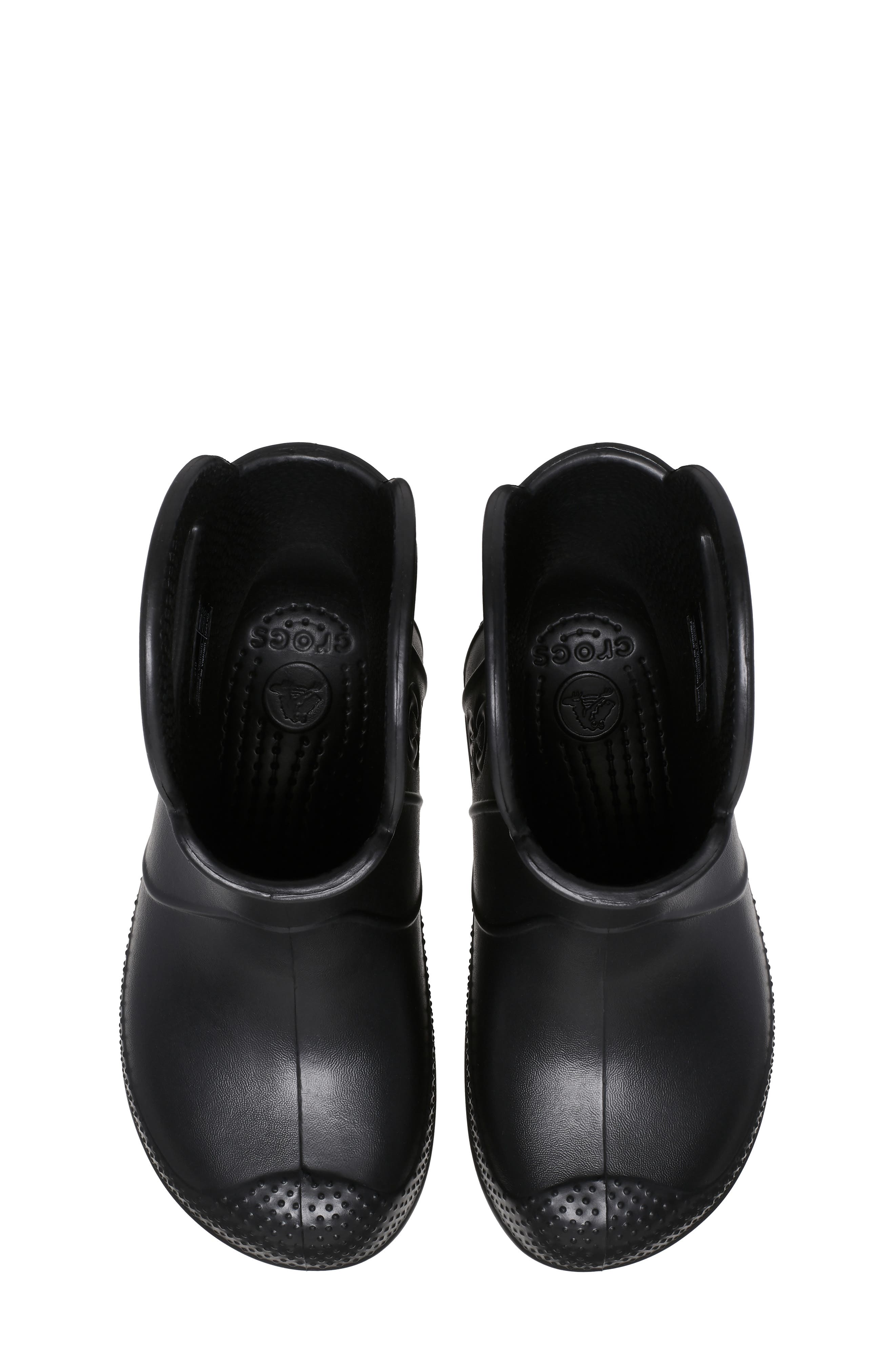 CROCS Kids' Handle It Rain Boot, Alternate, color, Black