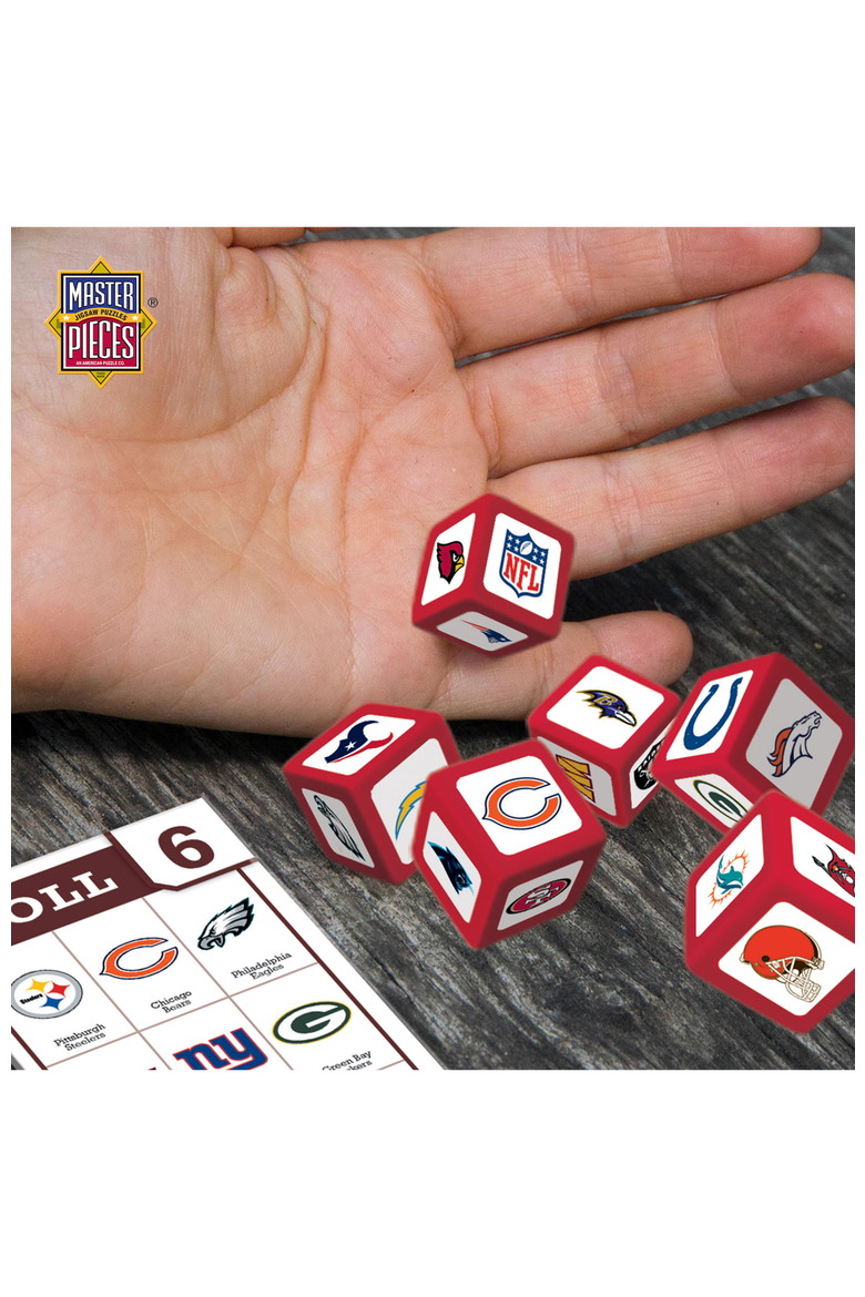 NFL - League Fanzy Dice Game, Alternate, color, Multicolor