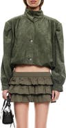 LIONESS Luminous Faux Suede Jacket