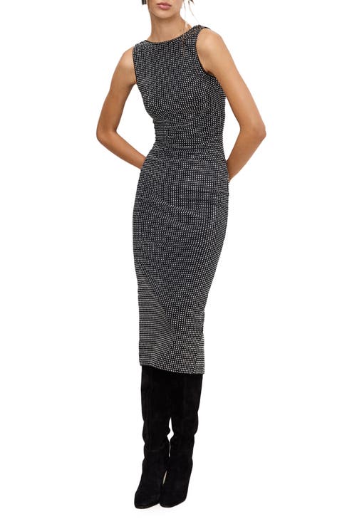 Crystal High Neck Dress (Plus)