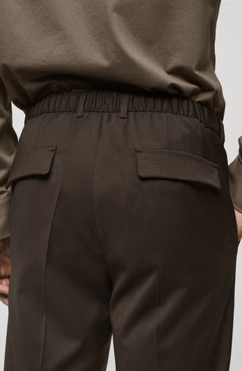 MANGO Slim Fit CoolMax® Straight Leg Pants | Nordstrom