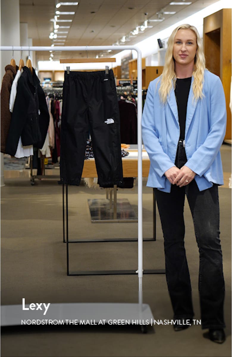 Kids' Antora Waterproof Packable Recycled Polyester Rain Pants, sales video thumbnail