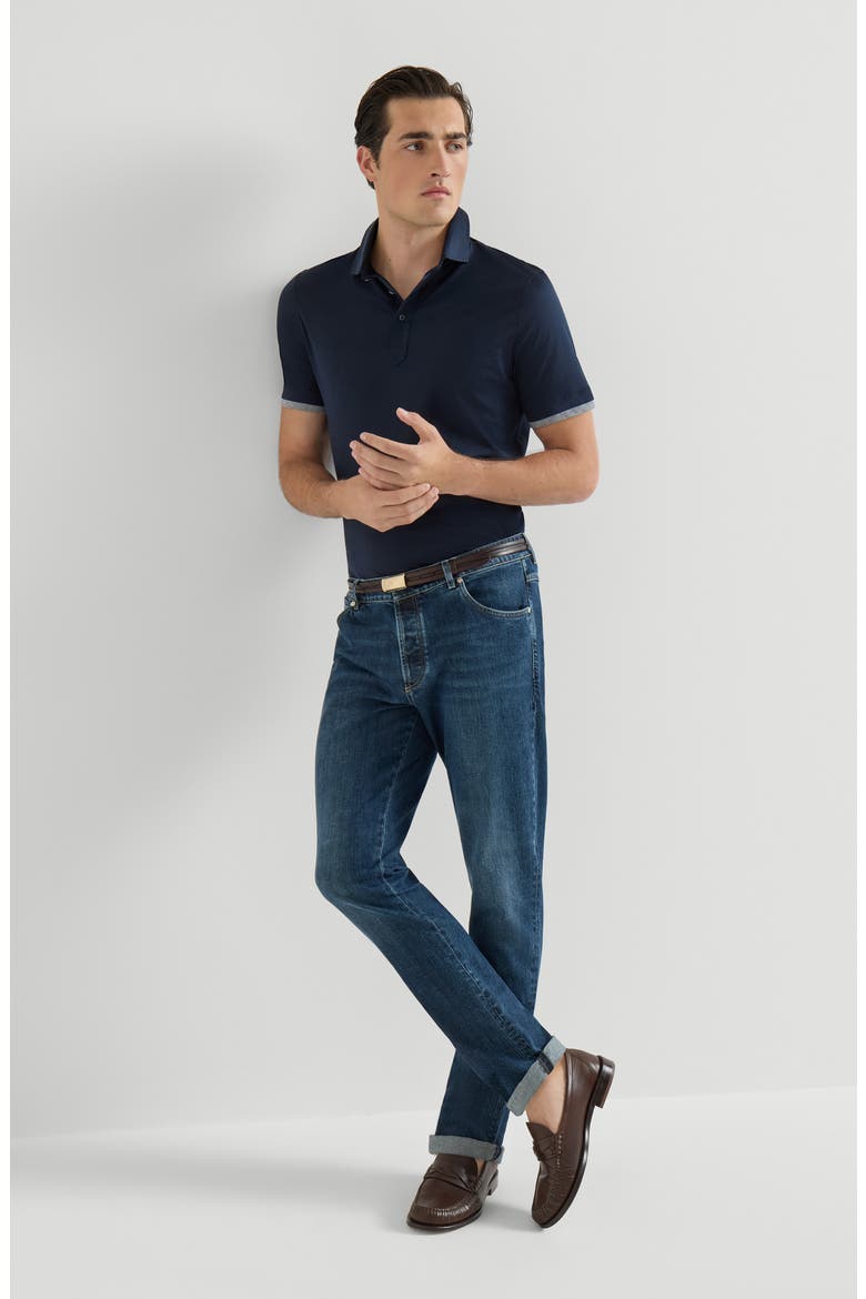 Comfort denim trousers, Alternate, color, Dark Denim