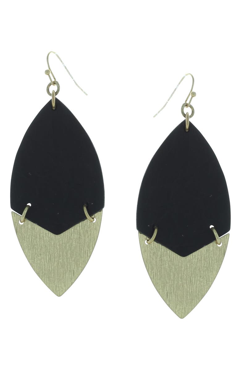 OLIVIA WELLES Gold-Plated Quinn Split Earrings, Main, color, 