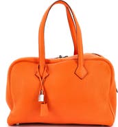 Pre-Owned Hermes Victoria II Bag Clemence 35