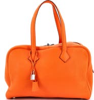 Pre-Owned Hermes Victoria II Bag Clemence 35