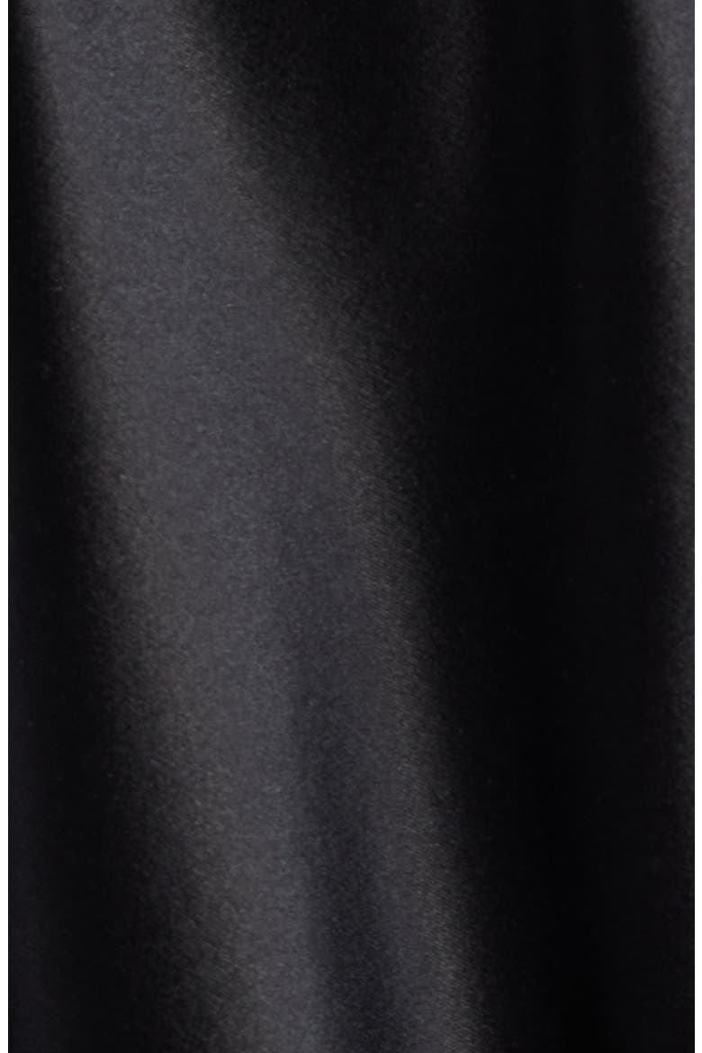 Honey Tie Waist Silk Dress, Alternate, color, 000001 BLACK