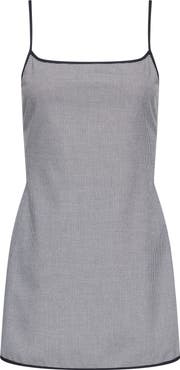 LIONESS Voyage Houndstooth Minidress