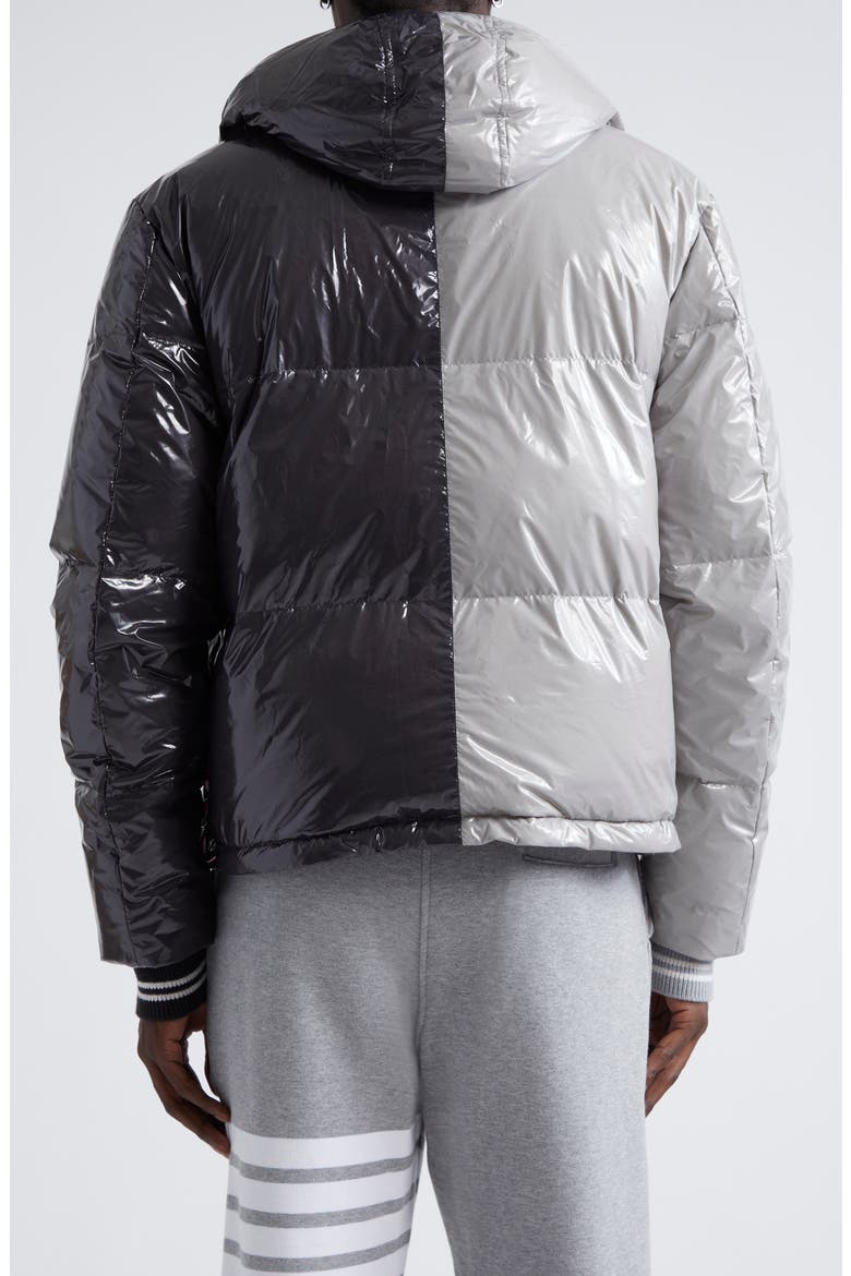 Colorblock Down Puffer Jacket with Removable Hood (Men) | Nordstrom