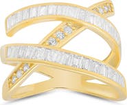 Queen Jewels Cubic Zirconia Highway Statement Ring