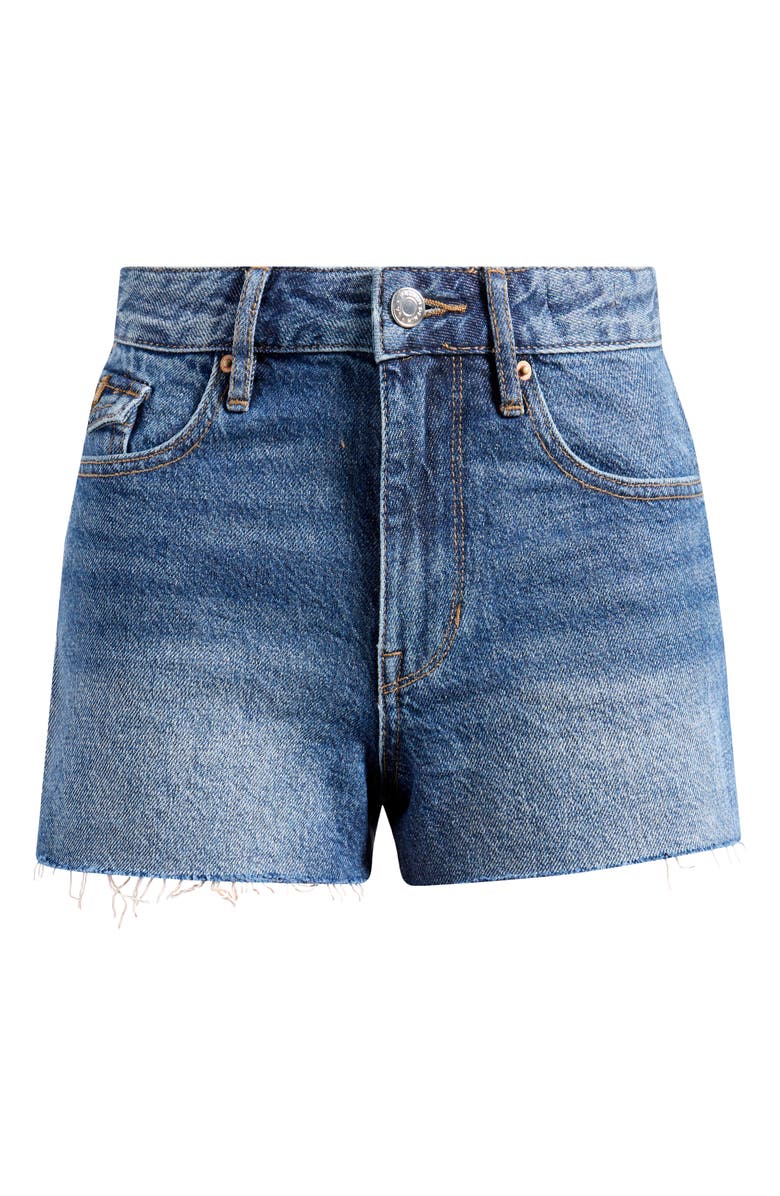 PacSun Festival Samia Cutoff Denim Shorts, Main, color, Med Wash