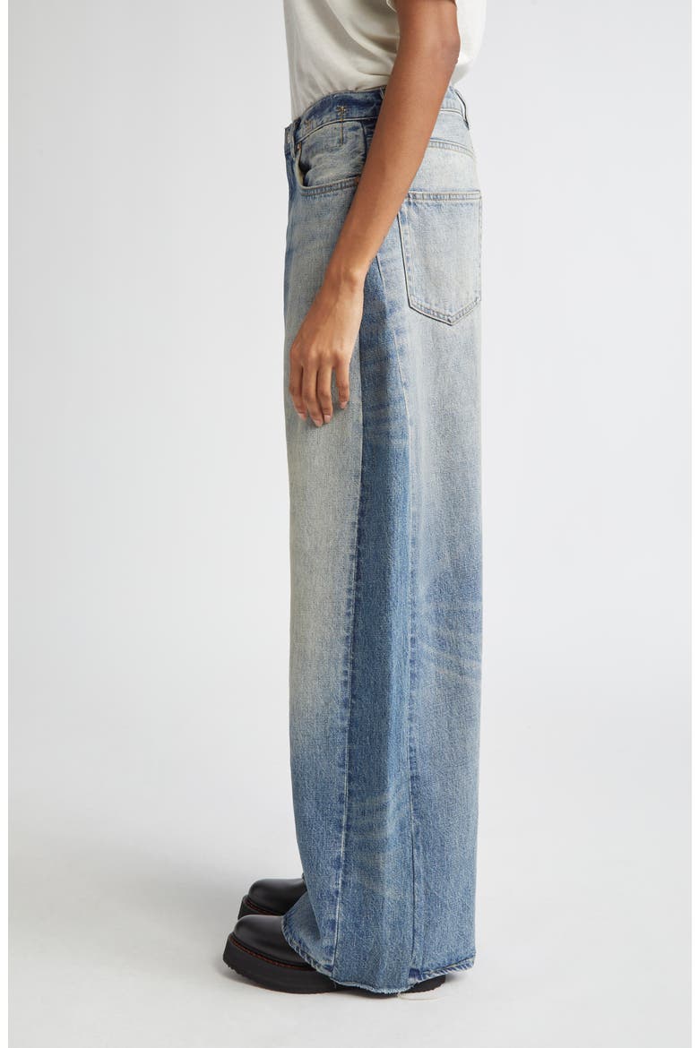 Darcy Insert Loose Fit Jeans, Alternate, color, VINTAGE INDIGO COLORBLOCK