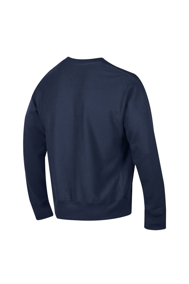 Men's Champion  Navy Virginia Cavaliers Relentless Reverse Weave Sweatshirt, Alternate, color, Navy