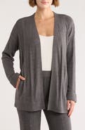 Barefoot Dreams® CozyChic Ultra Lite® Variegated Rib Open Cardigan