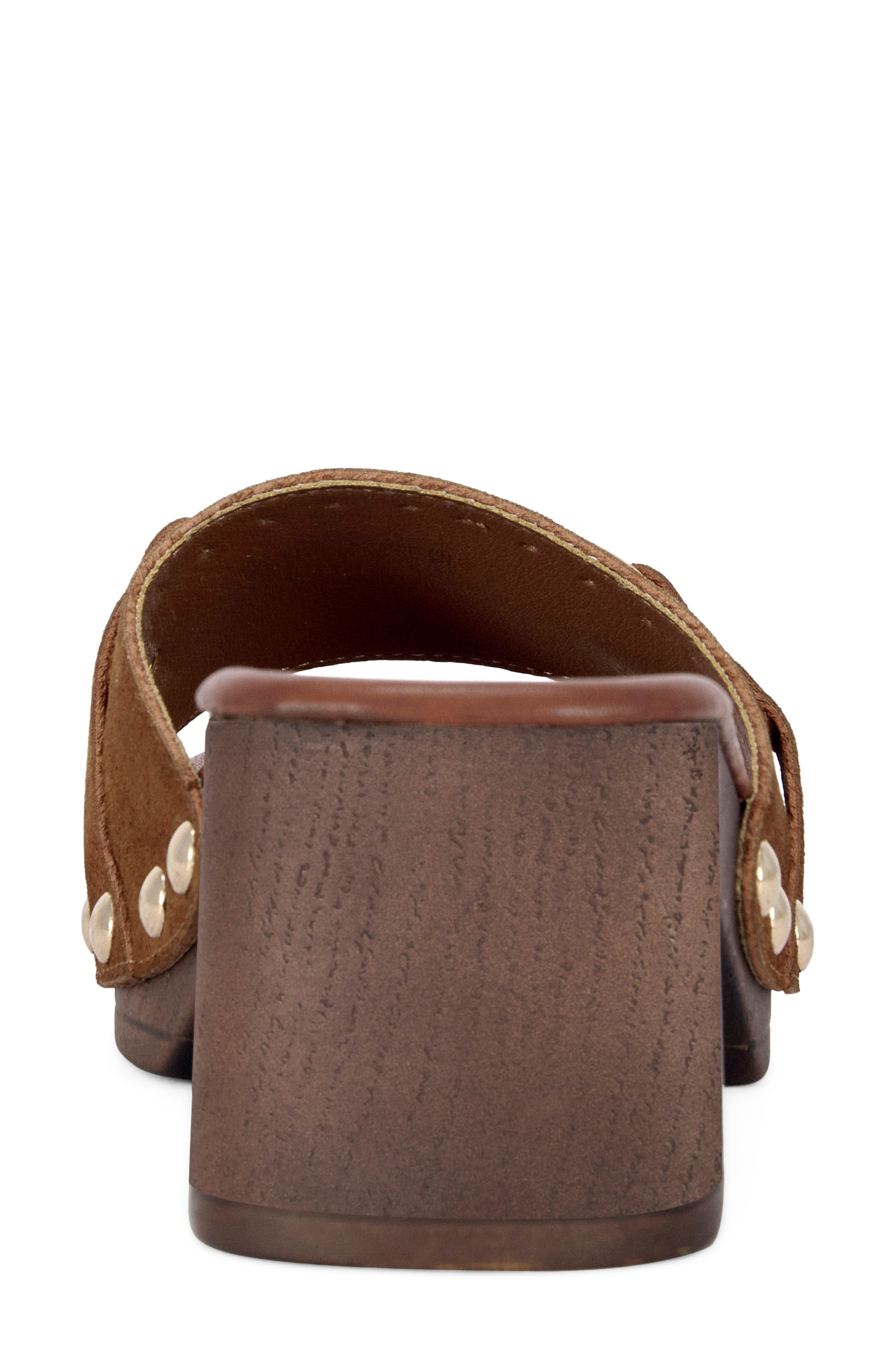 Epsilon Suede Platform Sandal, Alternate, color, BROWN