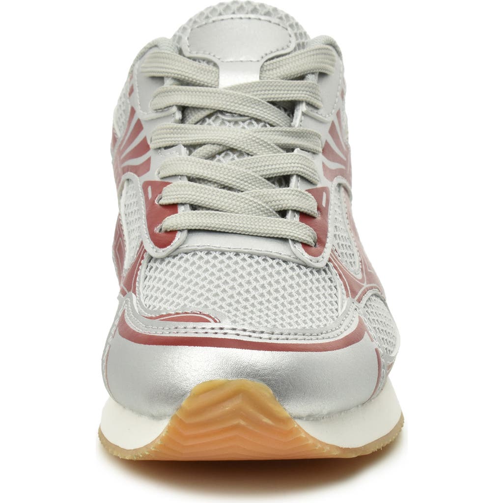 NICOLE MILLER NICOLE MILLER METALLIC MESH SNEAKER