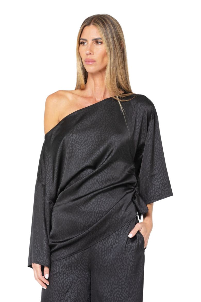 Cataleya Top, Alternate, color, BLACK