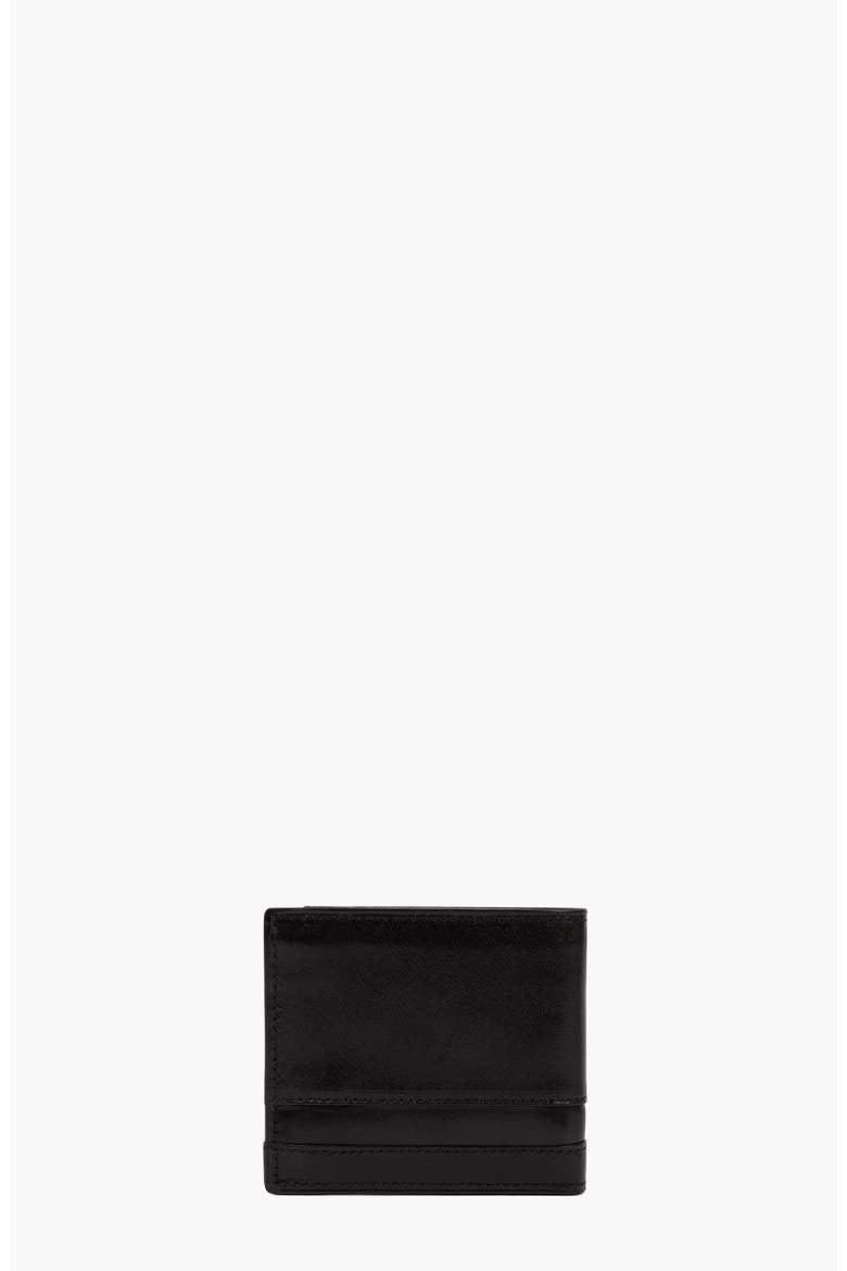 Di Cavallo Trifold Leather Wallet 529, Alternate, color, Black