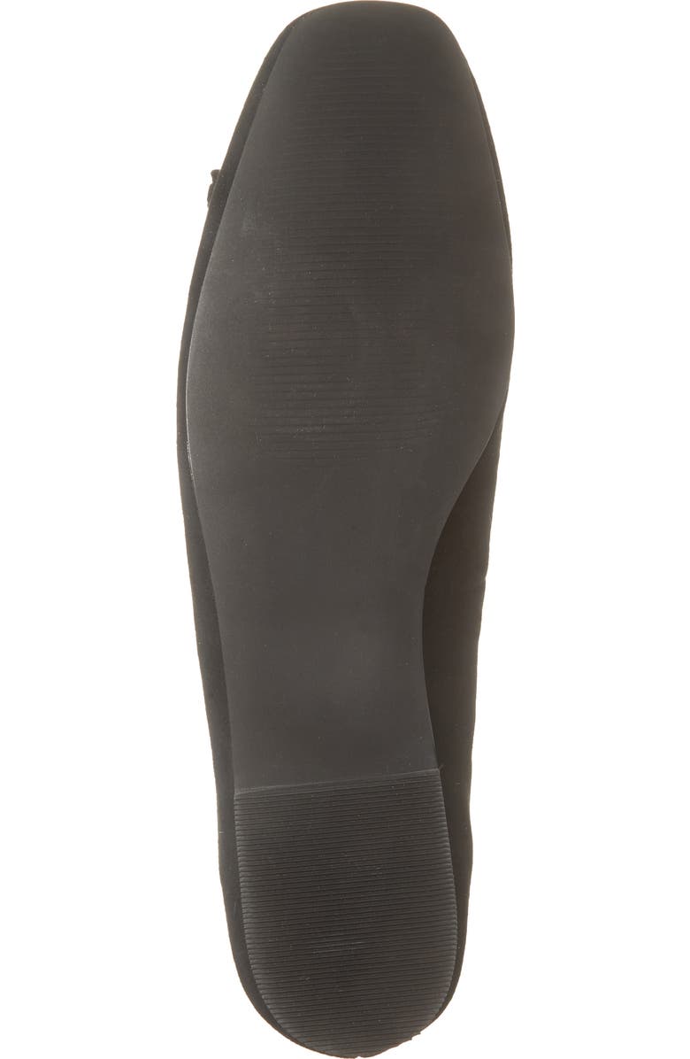 Steve Madden Malinda Genuine Cow Hair Ballet Flat, Alternate, color, Black Suede