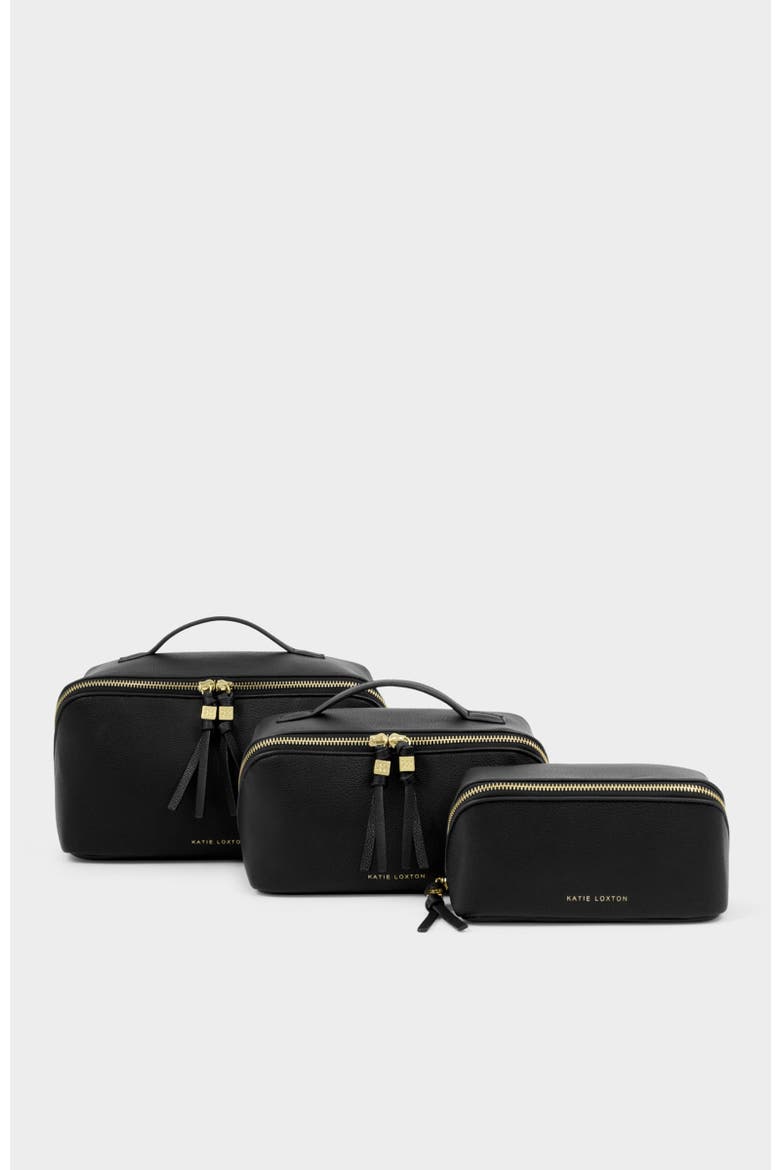 Soho Medium Make Up / Wash Bag, Alternate, color, Black
