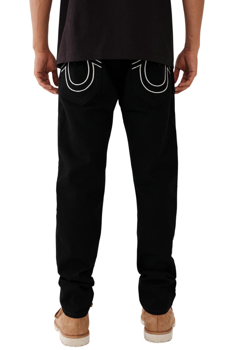 True Religion Brand Jeans Rocco Flap Straight Leg Jeans, Alternate, color, 